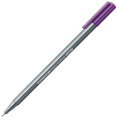 STAEDTLER Flomaster 334-6, Triplus Fineliner, 0,3 mm, ljubičasti