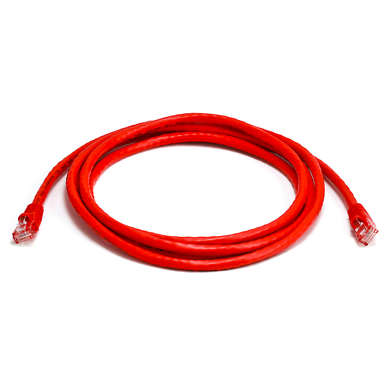 STARTECH Mrežni kabel 45PAT50CMRD, Cat5e, U/UTP, 0,5 m, crvena