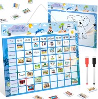 NIKCORP Magnetska ploča MOMSIV tjedni planer Montessori, plava