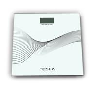 TESLA Osobna vaga BS103W, digitalna, 180 kg, staklo, bijela