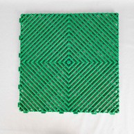 OH MY GARAGE modularne podne pločice 40 x 40 cm za garažu, zelene boje trave