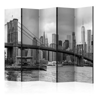 Sobna pregrada u 5 dijelova Road to Manhattan (Black and White) II 225x172