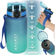 Boca za vodu sa sportskim nastavkom, 600 ml, plavo-zelena