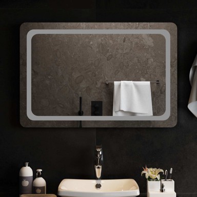 LED ogledalo za kupaonicu 90 x 60 cm, prozirno