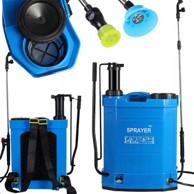VERKGROUP Baterijska automatska vrtna prskalica 2u1, 16 L