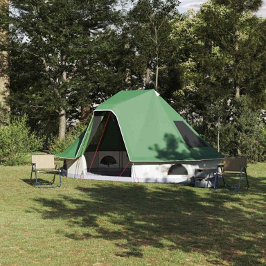 Obiteljski tipi šator s krovom, 466 x 310 x 240 cm, zelena