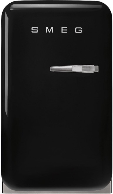 SMEG Mini hladnjak, FAB5LBL6, crni
