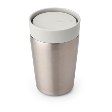 BRABANTIA Termo šalica Make & Take 200 ml, svijetlo siva