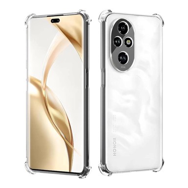 TECHSUIT Prozirna maskica otporna na udarce Shockproof Clear Silicone za Honor 200 Pro