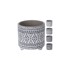 Posuda za cvijeće Ø12x10 cm keramička 4 dizajna