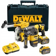 DEWALT akumulatorska SDS-plus bušilica čekić DCH335X2 s usisavačem prašine, 3,5 J, 2 x 9 Ah