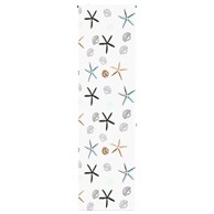 Rolo zavjesa za tuš, 60x240 cm, školjke