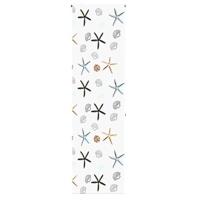 Rolo zavjesa za tuš, 60x240 cm, školjke