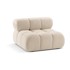 MICADONI HOME Bež modularna sjedeća garnitura od bouclé tkanine (srednji modul ) Bellis, 94x94x70,05 cm