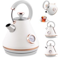 BERDSEN Električni čajnik Bd-701 s termometrom 1,7 l, bijeli