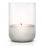 BLOMUS Stakleni svijećnjak s betonskom podlogom 