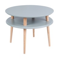 RAGABA Stolić za kavu UFO ⌀ 57 cm tamnosivi