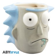 ABYSTYLE Šalica Rick and Morty Rick Sanchez 3D, 500 ml