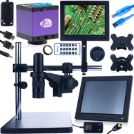 ROSFIX Digitalni mikroskop Earth Pro MCEP-0.5X-PZRR sa zaslonom 8 inča, bijela