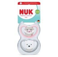 NUK Duda varalica silikon Perfect Match Air 18-36 m 2 kom sort