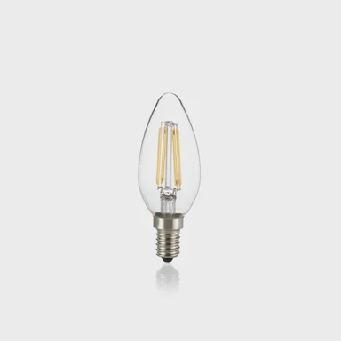 LED žarulja OLIVA, E14, 4W, 3000K, ID101224, prozirna