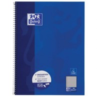 OXFORD Blok kolegij, Classic, A4 Plus, karo, 80 listova, perforacija, 4 rupe, plava