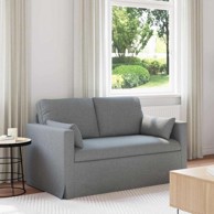 Sofa metalna 138 x 78 x 80 cm, svijetlo siva
