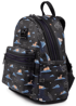 LOUNGEFLY Mini ruksak Disney Classic Clouds AOP