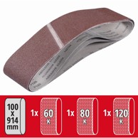 EINHELL Brusni papir za tračnu brusilicu 3/1, 914x100 mm, G60,80,120,TC-US 400,H-DS 400