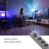 QOLTEC Produžni kabel Quick Switch 4 utičnice 2,5 m, sivi