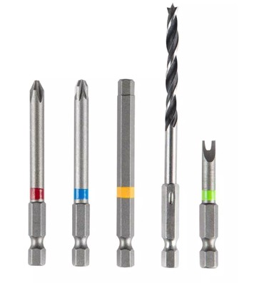 GRAPHITE Energy+ set u aluminijskom kovčegu: bušilica/odvijač s uklonjivom glavom, 2 baterije 2.0Ah, punjač i 109 dodataka