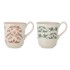 BLOOMINGVILLE Krem šalice u setu 2 kom s božićnim motivom od kamenine 300 ml Beth