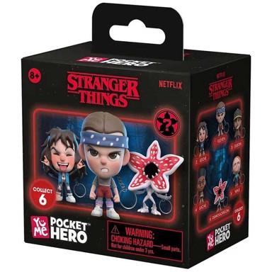 Stranger Things Pocket Hero Privjesak Blind Box, 6 cm