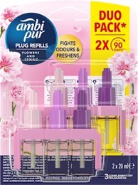 AMBI PUR 3VOLUTION Punjenje za električni aparat, Flower, 2x20 ml