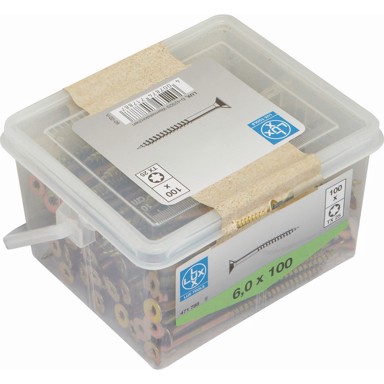 LUX TOOLS Vijak za drvo metalni iver 6,0x100