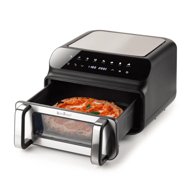 ROSMARINO Friteza na vrući zrak Infinity MasterPro, 5 u 1, 10 L, crna