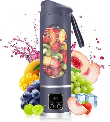 HOME & MARKER Prijenosni blender BLENDGO, 450 ml, USB punjenje, 8 noževa, 3 brzine
