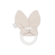JOLLEIN Silikonska grickalica za zube Bunny Ears, 0 m+, Nougat