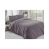 Ljubičasti pamučni prekrivač za krevet Pique, 220 x 240 cm