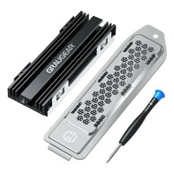 GRAUGEAR Hladnjak za M.2 NVMe SSD za PlayStation 5 s pokrovom za proširenje memorije G-PS5HS02-COV