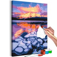 Slika za samostalno slikanje Lake Minnewanka 40x60