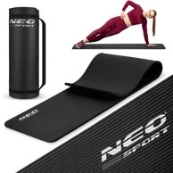 NEO-SPORT Podloga za vježbanje 192300, 183 × 60 cm, crna