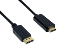 CABLETECH Displayport - hdmi kabel muški - muški 0,5 m