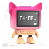 MOB Multifunkcijski dječji sat s umirujućim zvukovima Dancing Clock, roza