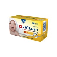 OLEOFARM Vitamin D3 D-Vitum 400 IU za dojenčad i djecu 90 twist-off kapsula