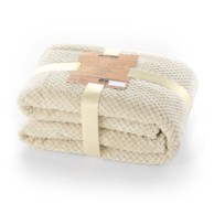 DECOKING Bež deka od mikrovlakana Henry 220 x 240 cm