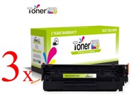 TONER123 Komplet Canon FX-10 / 0263B002 / Fax L100,L120,L140,L160 / MF 4010,4018,4120,4122,4140,4150,4270,4320,4330,4340,4350,4370,4380,4650,4660,4690, 3 × crna