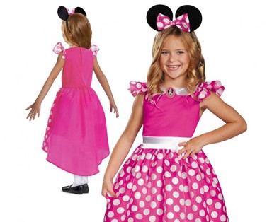 Kostim za maškare Minnie Pink Classic, Minnie Mouse, veličina S