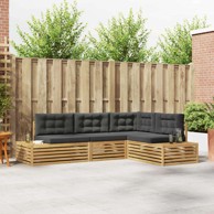 4-dijelni set vanjskih sofa, poliester, bijela