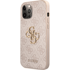 GUESS Zaštitna maska GUHCP12M4GMGPI, za iPhone 12 / iPhone 12 Pro, ružičasta, zlatni logotip